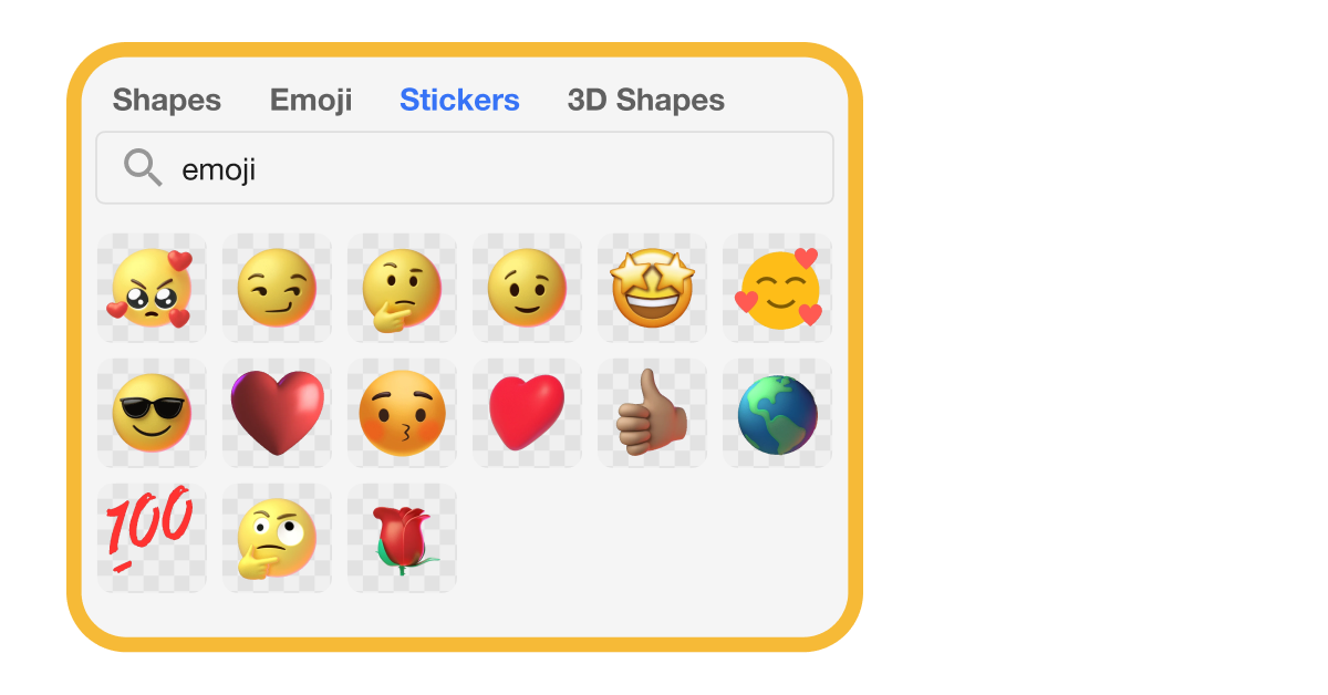 Visla Branding custom stickers for on-brand visuals